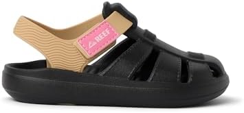 REEF Totally Beachin (Little Kid) BlackTan
