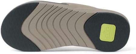 Reef Men's Cushion Norte Flip Flop Sandal Dark Grey-tan