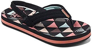 REEF Girls ToddlerLittle Kid Ahi Beach Flip Flop, Soft Cushion Footbed, Water Friendly Surf Flag