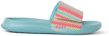 REEF Girls' Kids Salty Slide AquaStripe