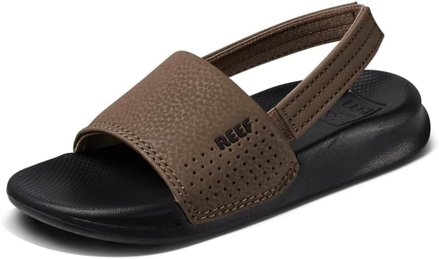 Reef Kids Little One Slide (InfantToddlerLittle Kid) BlackTan