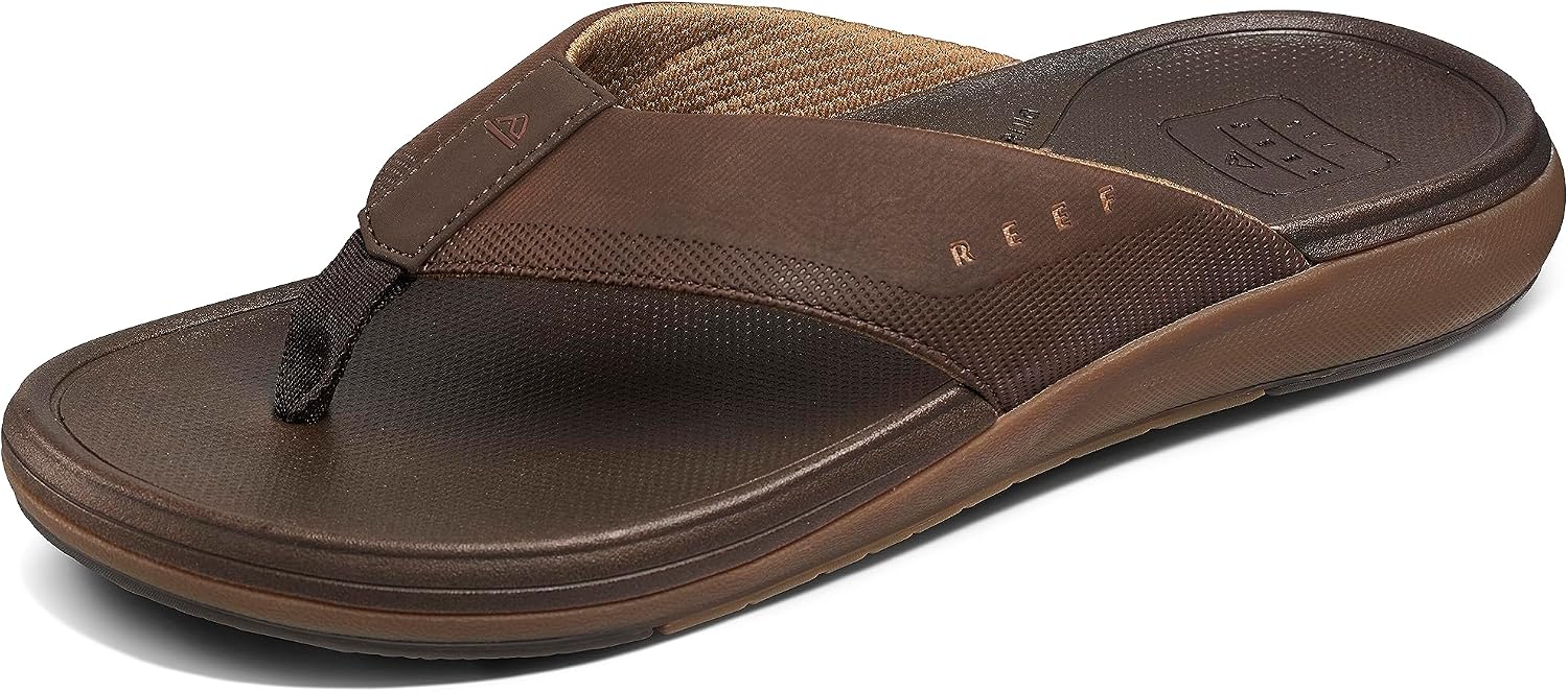 Reef Men's Cushion Norte Flip Flop Sandal Dark Brown