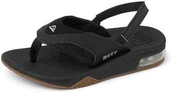 Reef Kids Little Fanning (little Kid) BlackSilver
