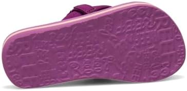 REEF Girls ToddlerLittle Kid Ahi Beach Flip Flop, Soft Cushion Footbed, Water Friendly Purple Rainbow