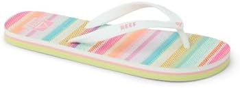 REEF girls Kids Seaside Prints PlumeriaWhite Multi