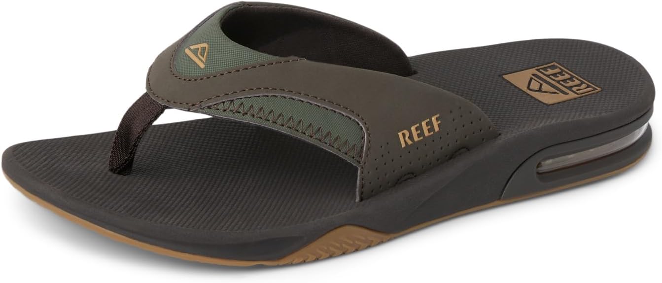 REEF Mens Sandals, Fanning BrownGum