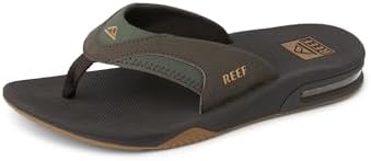 REEF Mens Sandals, Fanning BrownGum