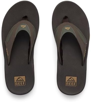 REEF Mens Sandals, Fanning BrownGum