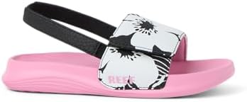 REEF Little Salty Girls Slide Black-Pink 9 C