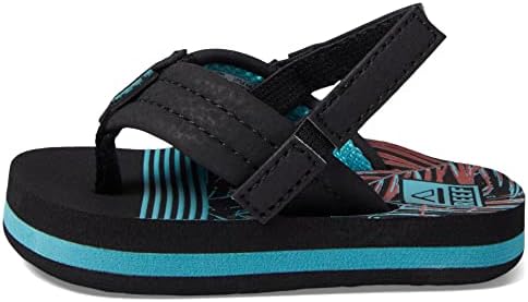 REEF Boys ToddlerLittle Kid Ahi Beach Flip Flop, Soft Cushion Footbed, Water Friendly Tropical Dream