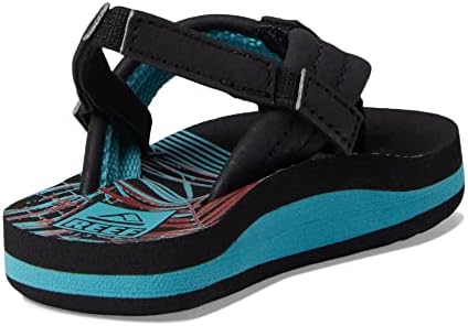 REEF Boys ToddlerLittle Kid Ahi Beach Flip Flop, Soft Cushion Footbed, Water Friendly Tropical Dream