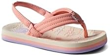 REEF Girls ToddlerLittle Kid Ahi Beach Flip Flop, Soft Cushion Footbed, Water Friendly Vintage Oasis