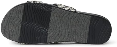 REEF Womens Sandals, Cushion Vista Black-white Braid