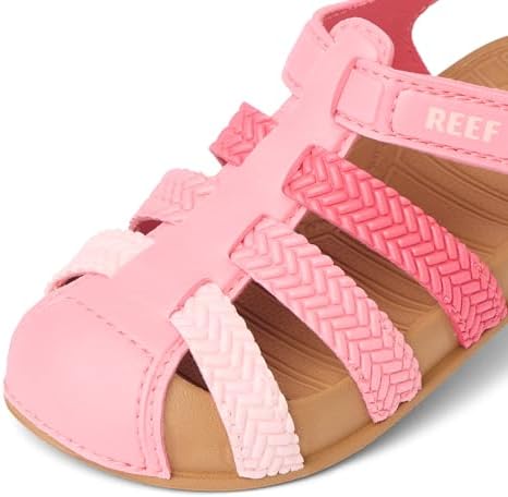 REEF Kids' Water Beachy Fisherman Sandals Pink Mix