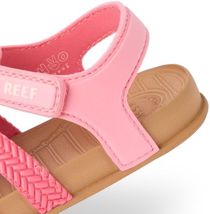 REEF Kids' Water Beachy Fisherman Sandals Pink Mix