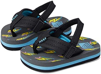 REEF Boys ToddlerLittle Kid Ahi Beach Flip Flop, Soft Cushion Footbed, Water Friendly Bolt Up