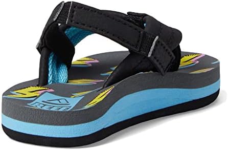 REEF Boys ToddlerLittle Kid Ahi Beach Flip Flop, Soft Cushion Footbed, Water Friendly Bolt Up