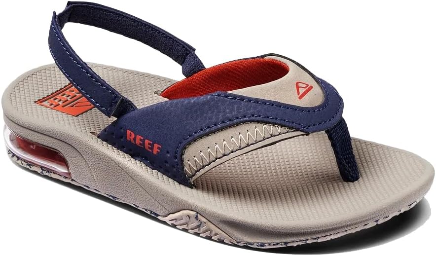 Reef Kids Little Fanning (little Kid) Taupe-navy