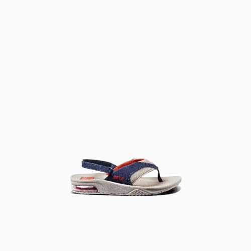 Reef Kids Little Fanning (little Kid) Taupe-navy