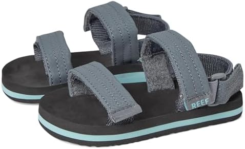 Reef ToddlerLittle Kid Ahi Convertible Sandal, Water Friendly, Adjustable Strap, GreyAquifer, 9