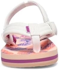 REEF Girls ToddlerLittle Kid Ahi Beach Flip Flop, Soft Cushion Footbed, Water Friendly Coral Pineapples