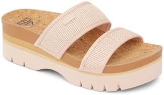 REEF Cushion Vista Higher Women's Platform Fashion Sandal, Arch Support, Ultra Soft Cushion Footbed Cameo Rose
