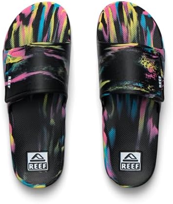 REEF Men's Sandals Fanning Slide H20 Candy Marble