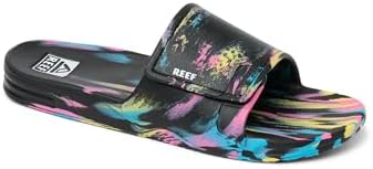 REEF Men's Sandals Fanning Slide H20 Candy Marble