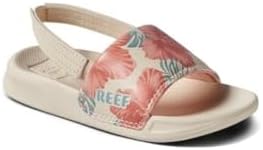 REEF Girls ToddlerLittle Kids One Slide Sandal Vintage Hawaiian