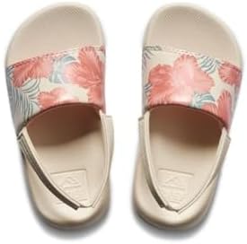 REEF Girls ToddlerLittle Kids One Slide Sandal Vintage Hawaiian