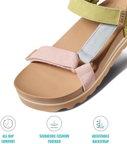 REEF Women's Cushion Rem Hi Platform Sandals Meringue