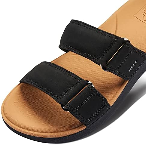 REEF Cushion Cloud Roa Womens Sandal Black-tan