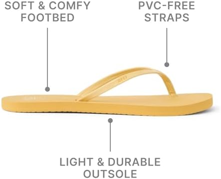 REEF Womens Bliss Nights Flip Flop Golden Apricot