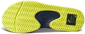 Reef Kids Fanning (Big Kid) Lime-navy