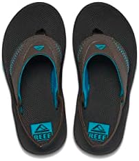 REEF Girls ToddlerLittle Kid Ahi Beach Flip Flop, Soft Cushion Footbed, Water Friendly Zebra