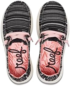 REEF Boys Cushion Coast Shoe Black Stripes