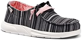 REEF Boys Cushion Coast Shoe Black Stripes