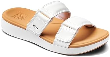 REEF Cushion Cloud Roa Womens Sandal White-tan