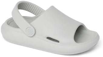 REEF Boys ToddlerLittle Kid Rio Slide Light Grey