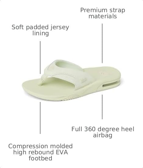 REEF Women's Fanning Bottle Opener Flip Flops Aloe Wash Suede