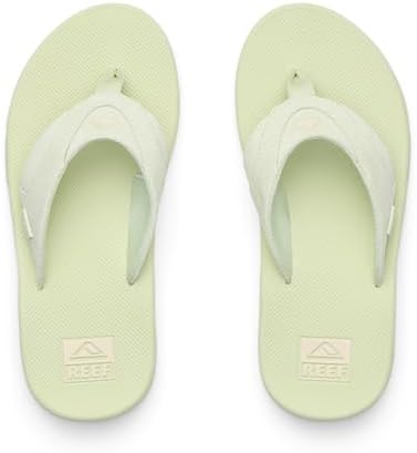 REEF Women's Fanning Bottle Opener Flip Flops Aloe Wash Suede