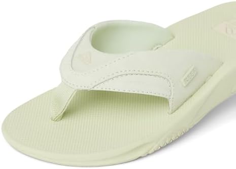 REEF Women's Fanning Bottle Opener Flip Flops Aloe Wash Suede