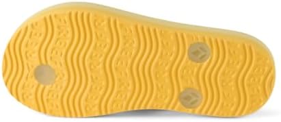 Reef Girls' Little Charming Backstrap Flip Flop Sandals Pale Banana