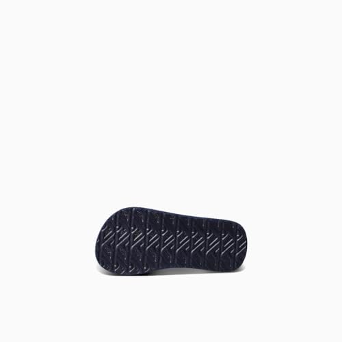 REEF Boys ToddlerLittle Kid Ahi Beach Flip Flop, Soft Cushion Footbed, Water Friendly Navy- Grey Dino