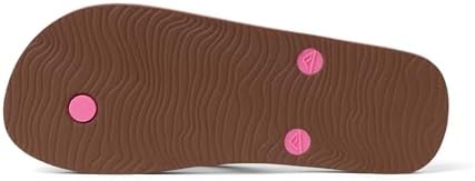 REEF girls Kids Seaside Prints PinkZebra Brown