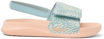 REEF Little Salty Girls Slide Blue Haze 9 C