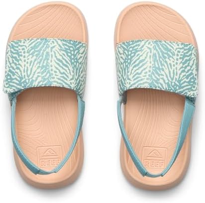 REEF Little Salty Girls Slide Blue Haze 9 C