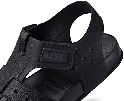 REEF Kids' Water Beachy Fisherman Sandals Black