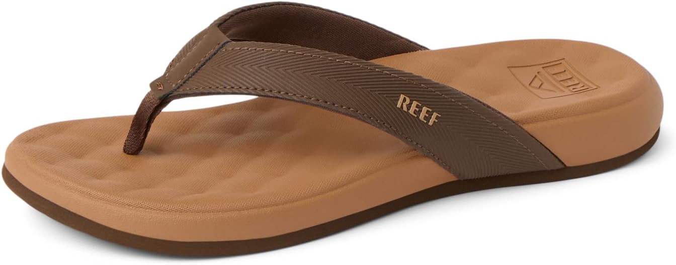 REEF Womens Sandals, Cushion Melody Chocolate-lion
