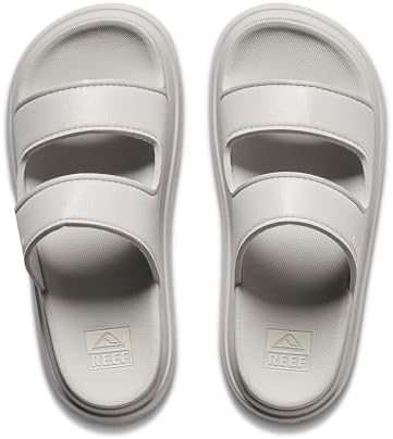 REEF Cushion Bondi 2 Bar Women's Slide Sandal, Lightweight and Supportive Footbed, Water Friendly Fog